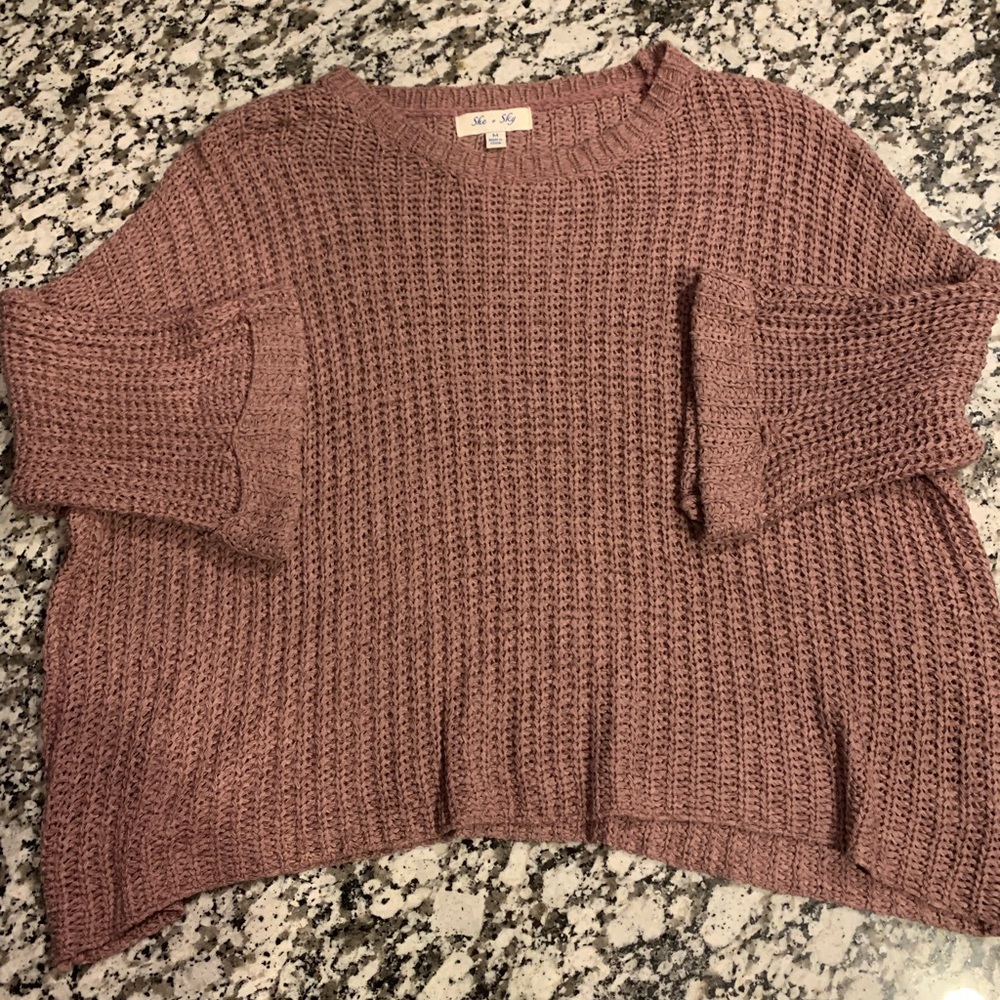 She + Sky Sweater